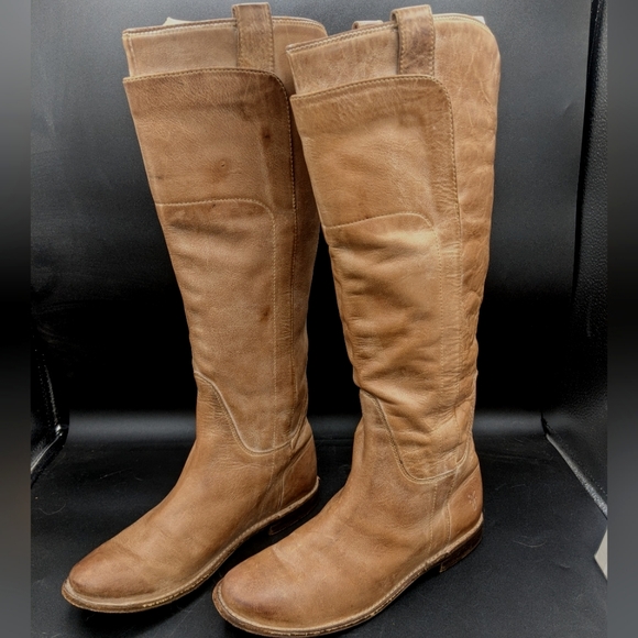 Frye Paige Tall Riding Boot Tan